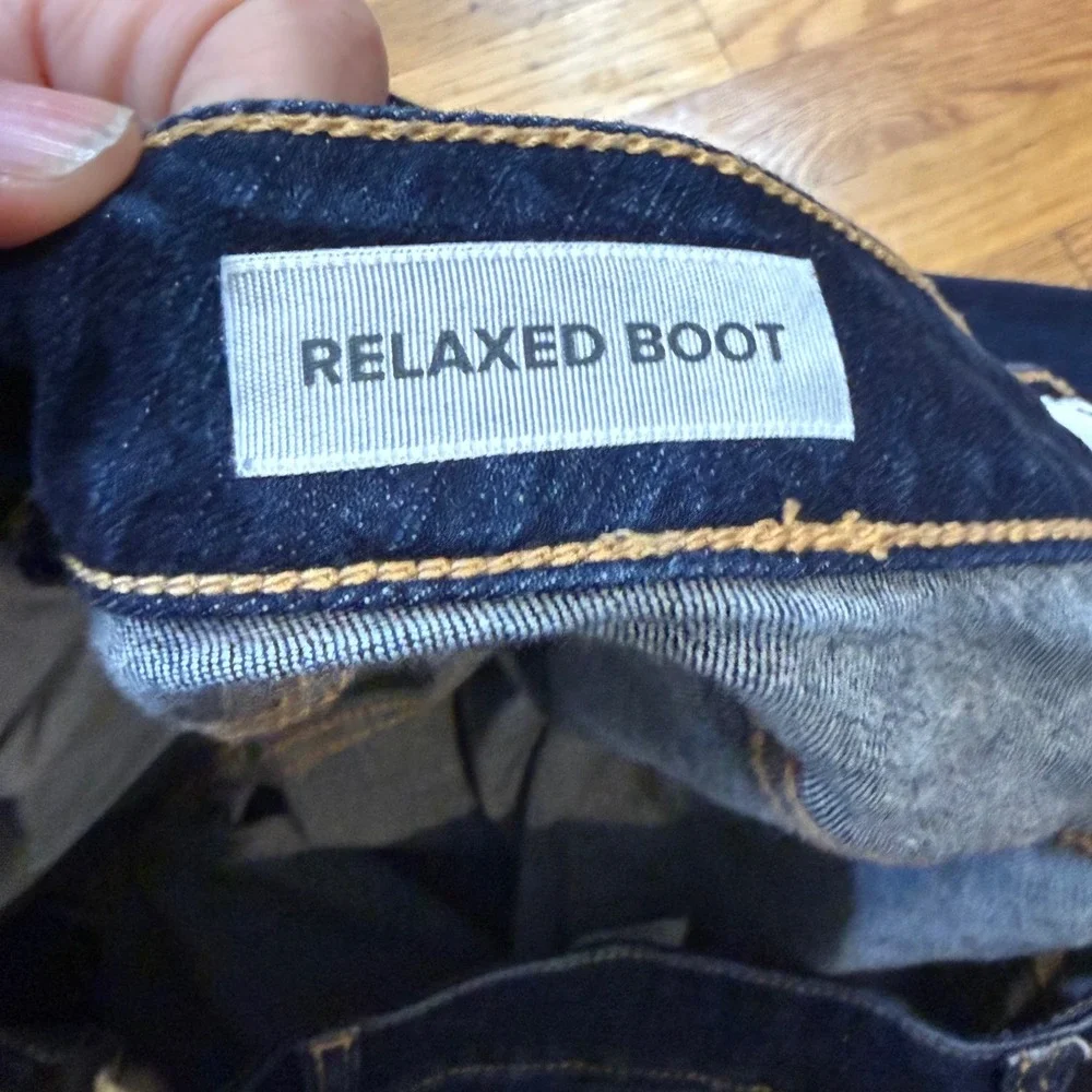 Torrid First At‎ Fit Relaxed Boot Jeans 18R Dark Wash Blue Denim